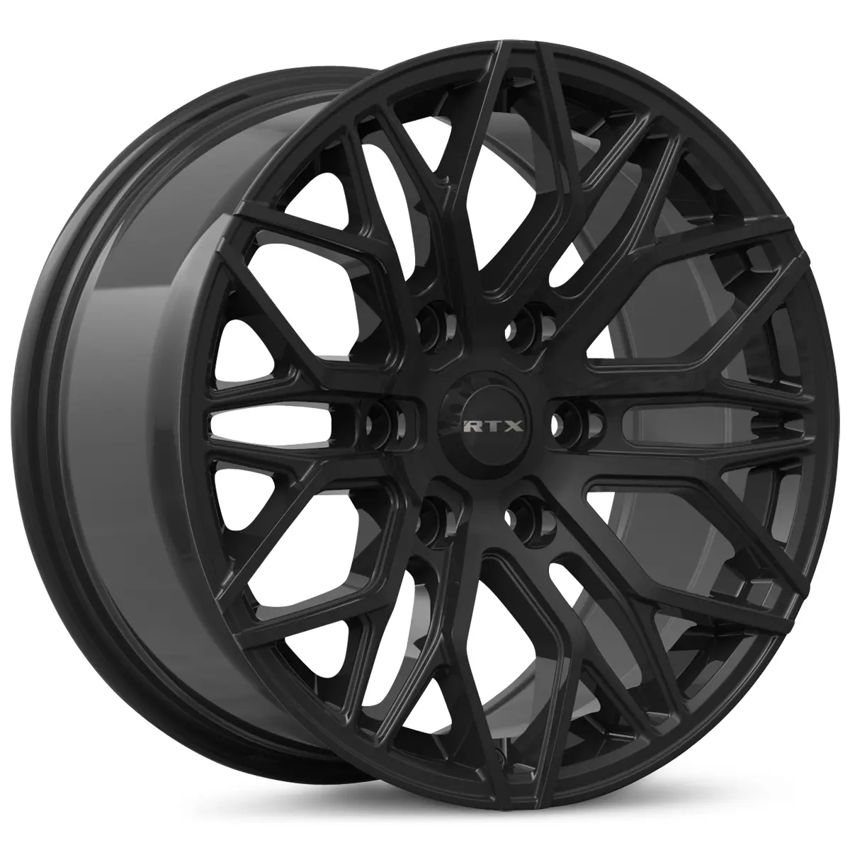 19X8.5 Gloss Black Wheel – Rtx D01 (6 Lugs) 083274 – 6X132 Et40 Cb74.5 – Fits Chevrolet Tahoe 2021–2024, Gmc Yukon 2021–2024, Cadillac Escalade 2021–2024 1