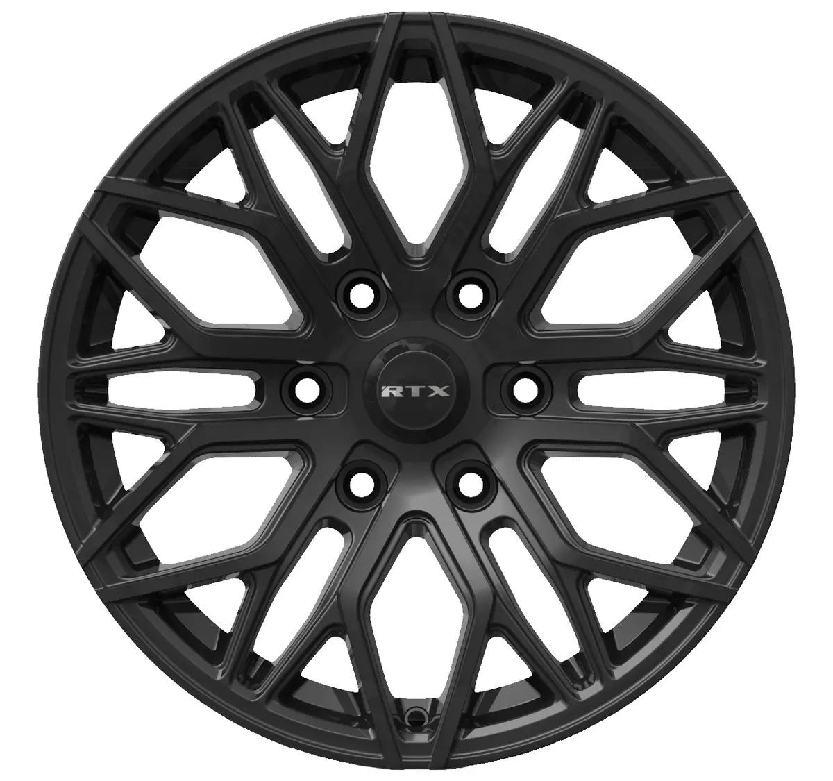 20X9 Alloy Wheel - Rtx D01 (6 Lugs) 083275 Gloss Black , With 6X132 Bolt Pattern , 40.0 Offset , 74.5 Hubbore 2