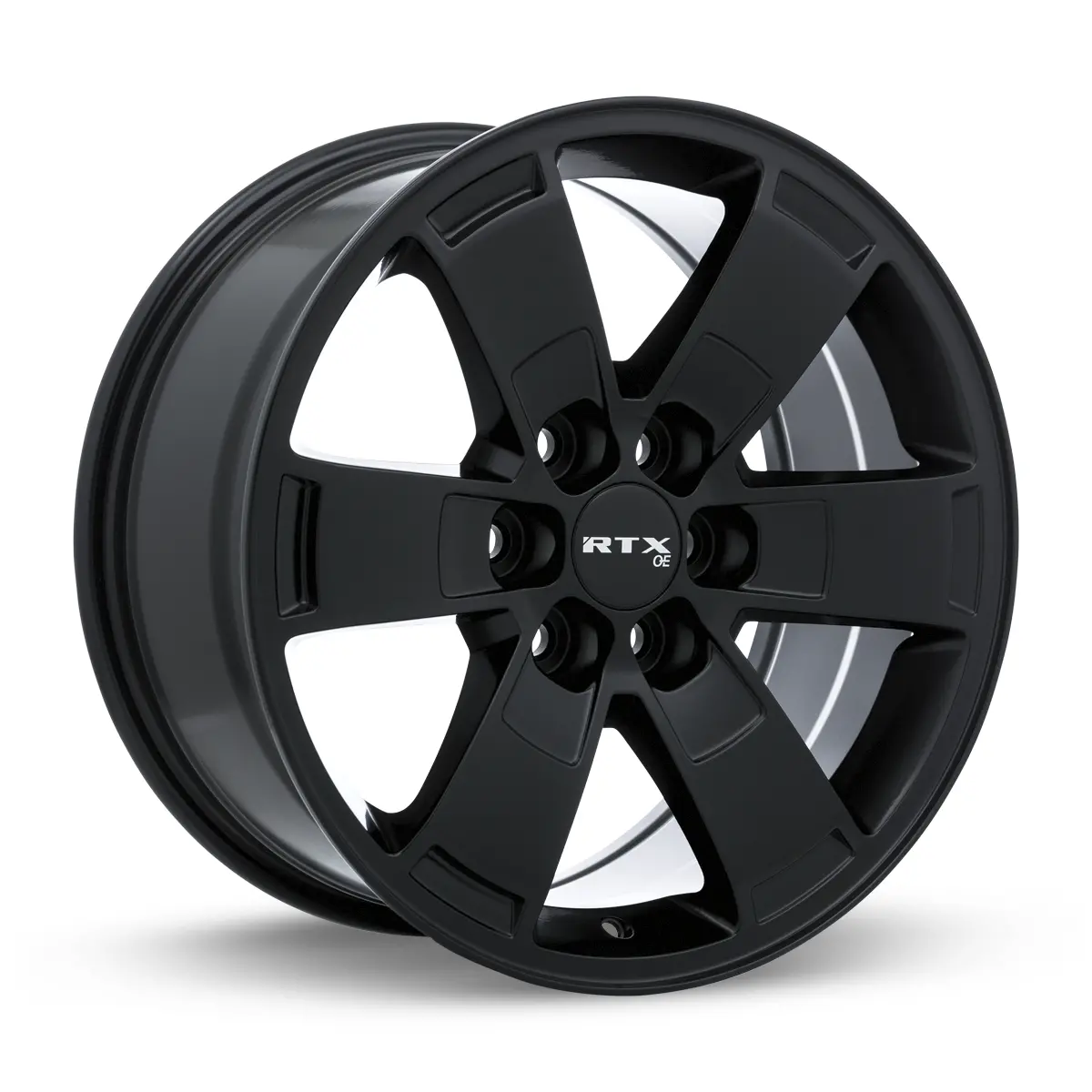 16X7 Premium Alloy Wheel – Rtx Oe Denver Satin Black – 6X120 Et25 Cb67.1 – Fits Chevy Colorado 2015-2024, Gmc Canyon 2015-2024, Chevy Express 2010-2024 1