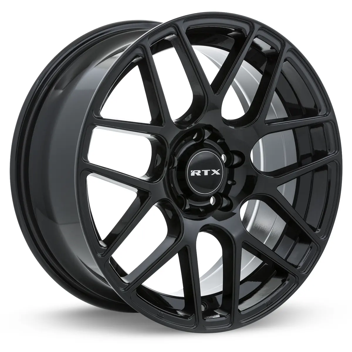RTX Envy 16x6.5 Gloss Black Alloy Wheel – 5x112 PCD, 38mm Offset, 66.6mm Hub Bore for Audi A3 & A3 Quattro (2022–2024)