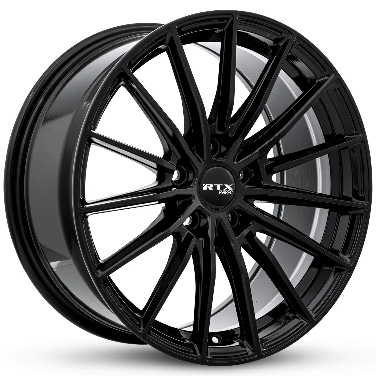 20X8.5 Gloss Black Wheel – Rtx Ff15 082878 – 5X114.3 Et40 Cb73.1 – Fits Toyota Camry 2018–2024, Honda Accord 2013–2024, Lexus Es350 2013–2024 1