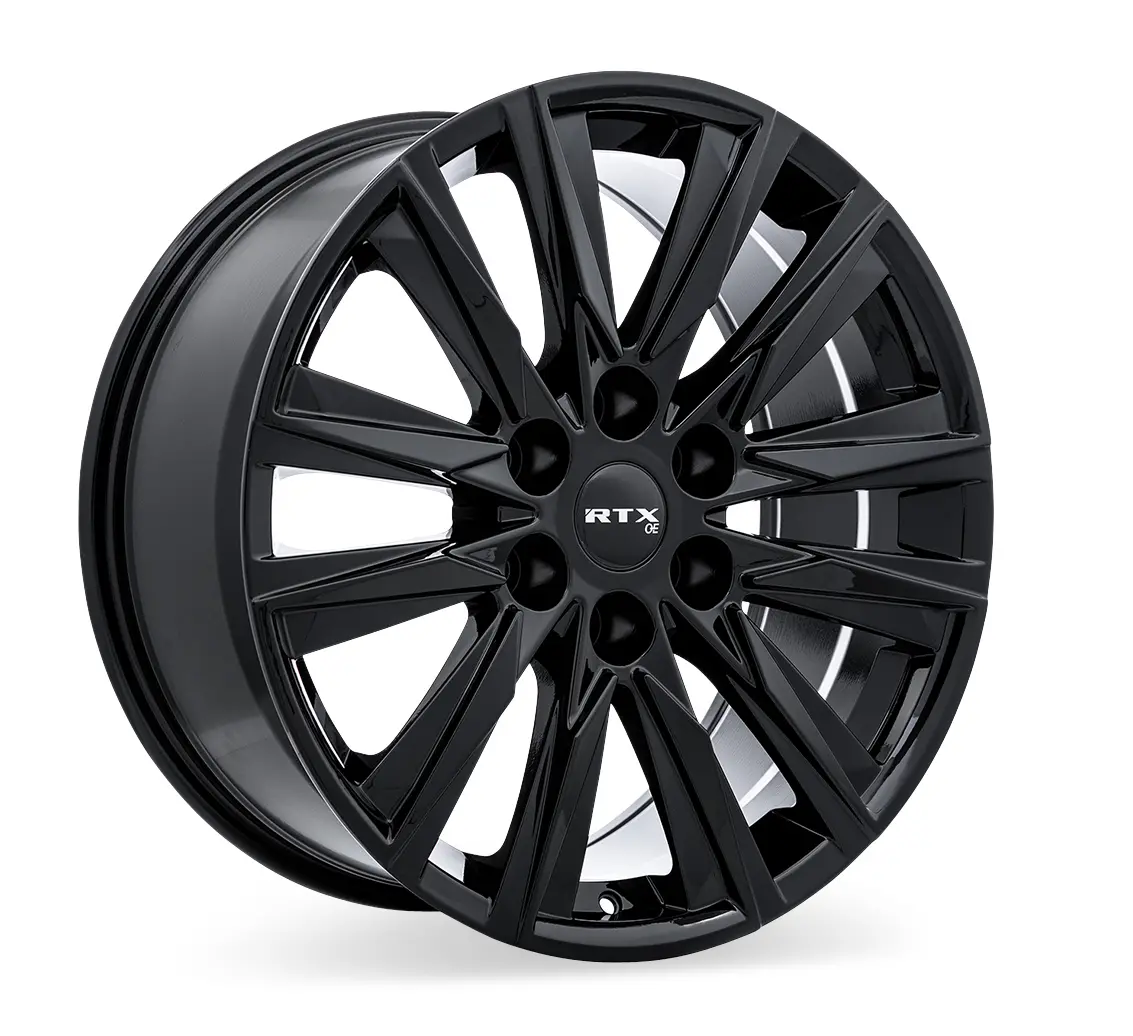 20X9 Alloy Wheel - Rtx Gm01 083084 Gloss Black , With 6X139.7 Bolt Pattern , 25.0 Offset , 78.1 Hubbore For  Nissan Armada 2017-2021 1