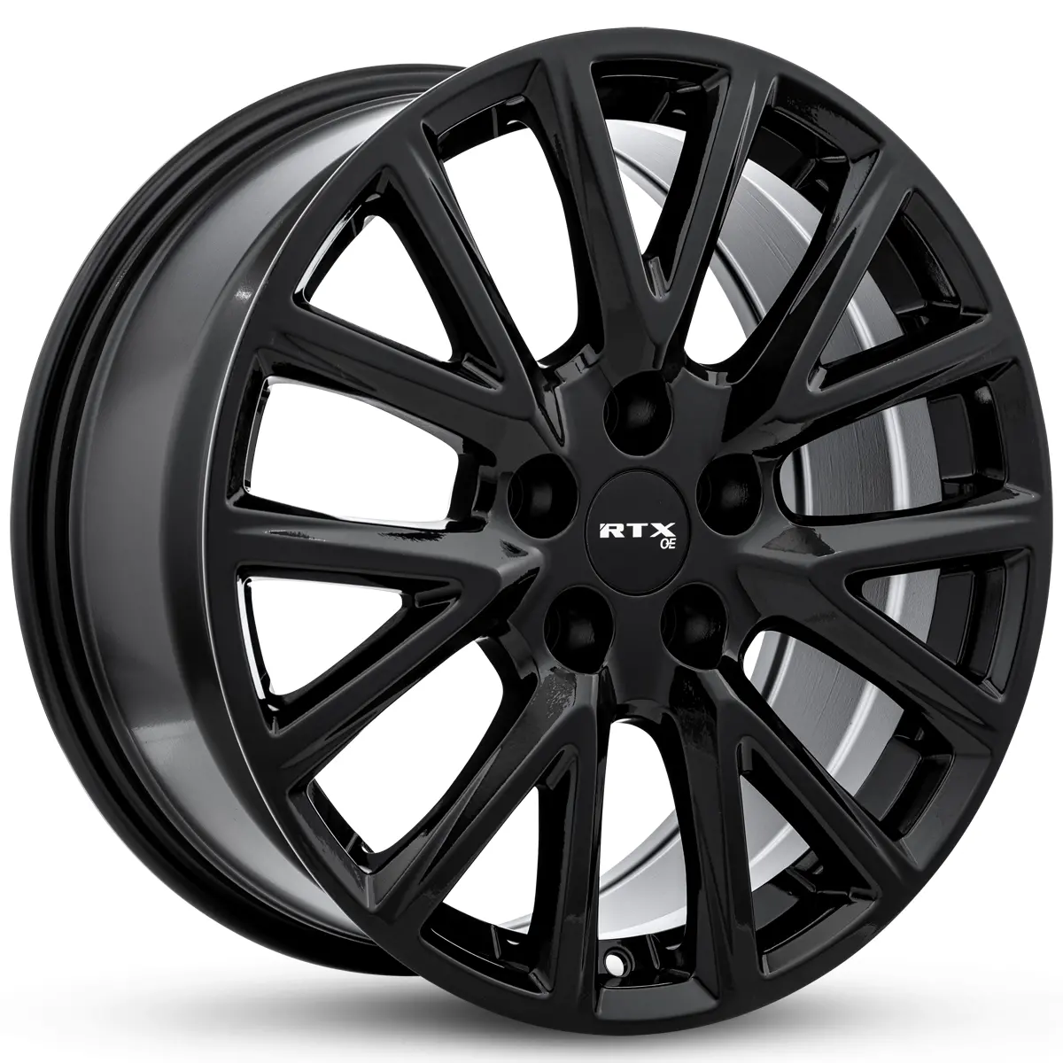 20X8.5 Gloss Black Wheel – Rtx Gm06 083266 – 5X120 Et35 Cb67.1 – Fits Chevrolet Equinox 2018–2024, Gmc Terrain 2018–2024, Cadillac Xt5 2017–2024 1