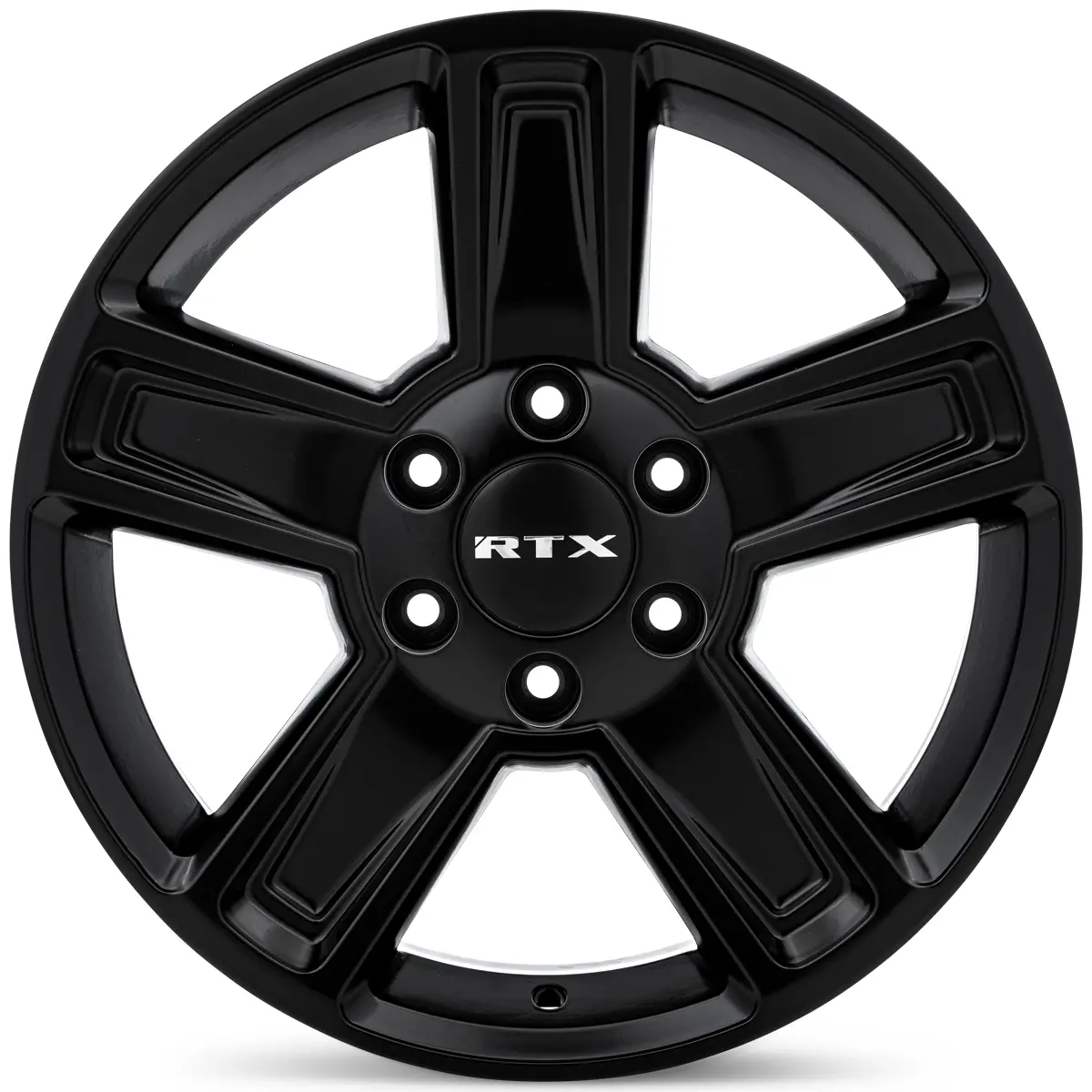 18X8 Premium Alloy Wheel – Rtx Glacier Satin Black – 5X139.7 Et15 Cb78.1 – Fits Dodge Ram 1500 1994-2001, Ford Ranger 1990-2012, Chevy Astro 1990-2005 2