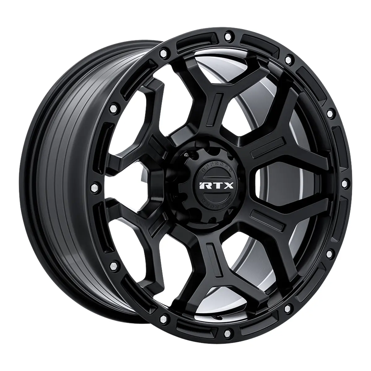 17X9 Satin Black Milled Wheel – Rtx Goliath 083109 – 5X127 Et-15 Cb71.5 – Fits Jeep Wrangler 2007–2018 1
