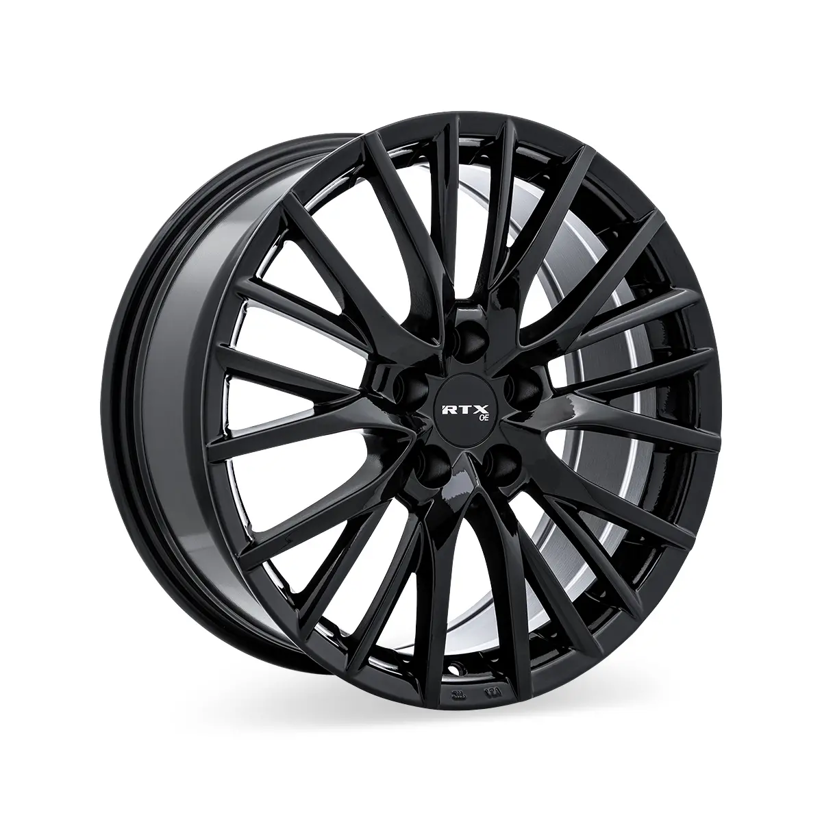 20X8 Gloss Black – Rtx Kyo – 5X114.3 Et35 Cb60.1 – Fits Camry, Es350 1