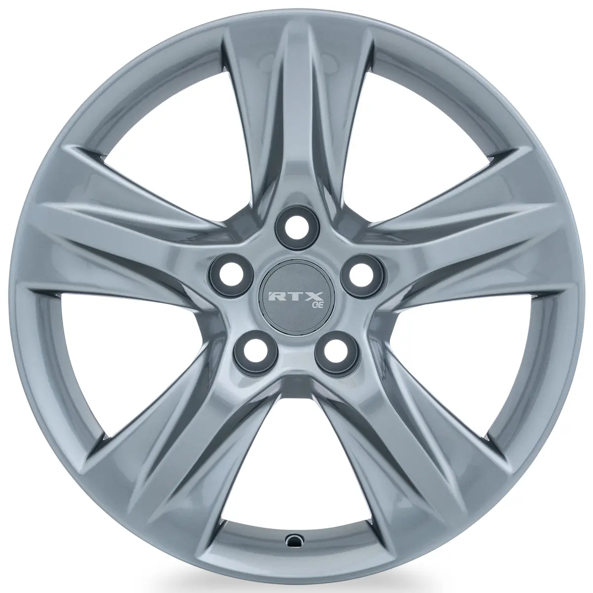 17X7.5 Alloy Wheel - Rtx Kazaki 082908 Lite Gunmetal , With 5X114.3 Bolt Pattern , 35.0 Offset , 60.1 Hubbore For Toyota Camry 2023 2