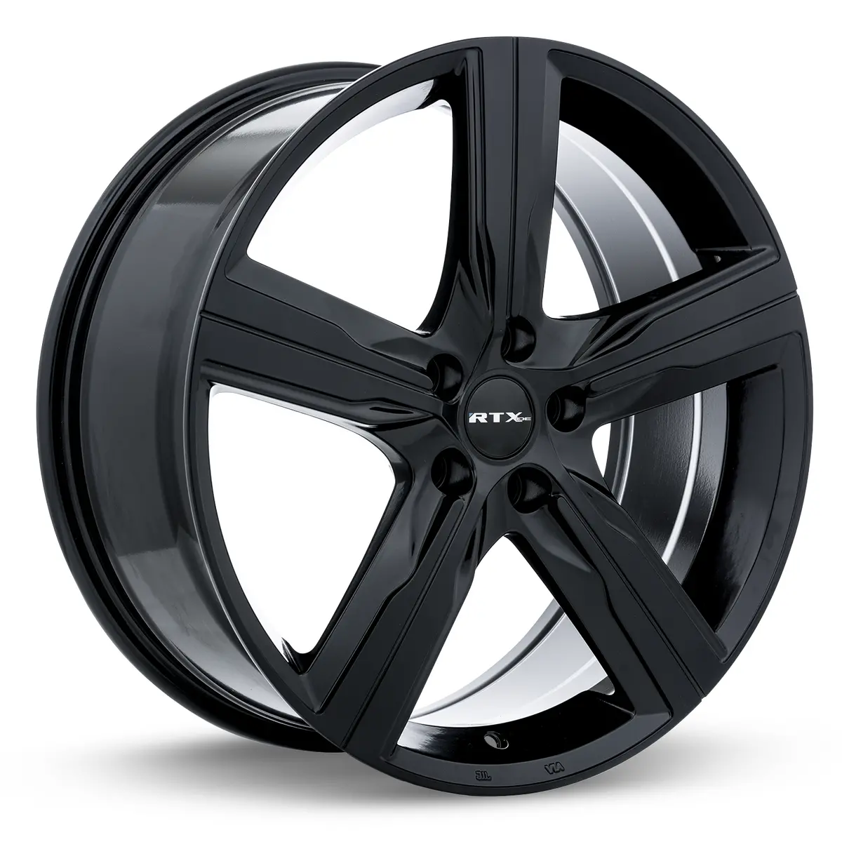 19X8 Satin Black Wheel – Rtx Lund 082911 – 5X108 Et45 Cb63.4 – Fits Ford Edge 2015–2023, Ford Escape 2013–2019, Ford Fusion 2013–2020 1