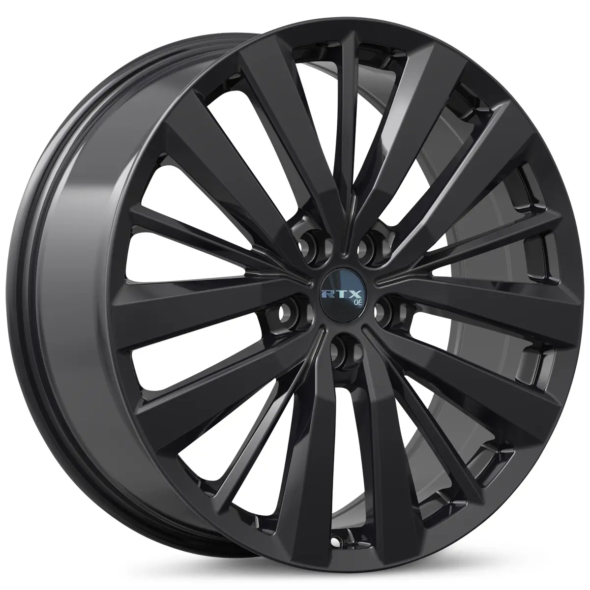 20X8 Gloss Black Wheel – Rtx Ni02 083279 – 5X114.3 Et45 Cb66.1 – Fits Nissan Altima 2013–2018, Nissan Maxima 2016–2024, Infiniti Q50 2014–2024 1