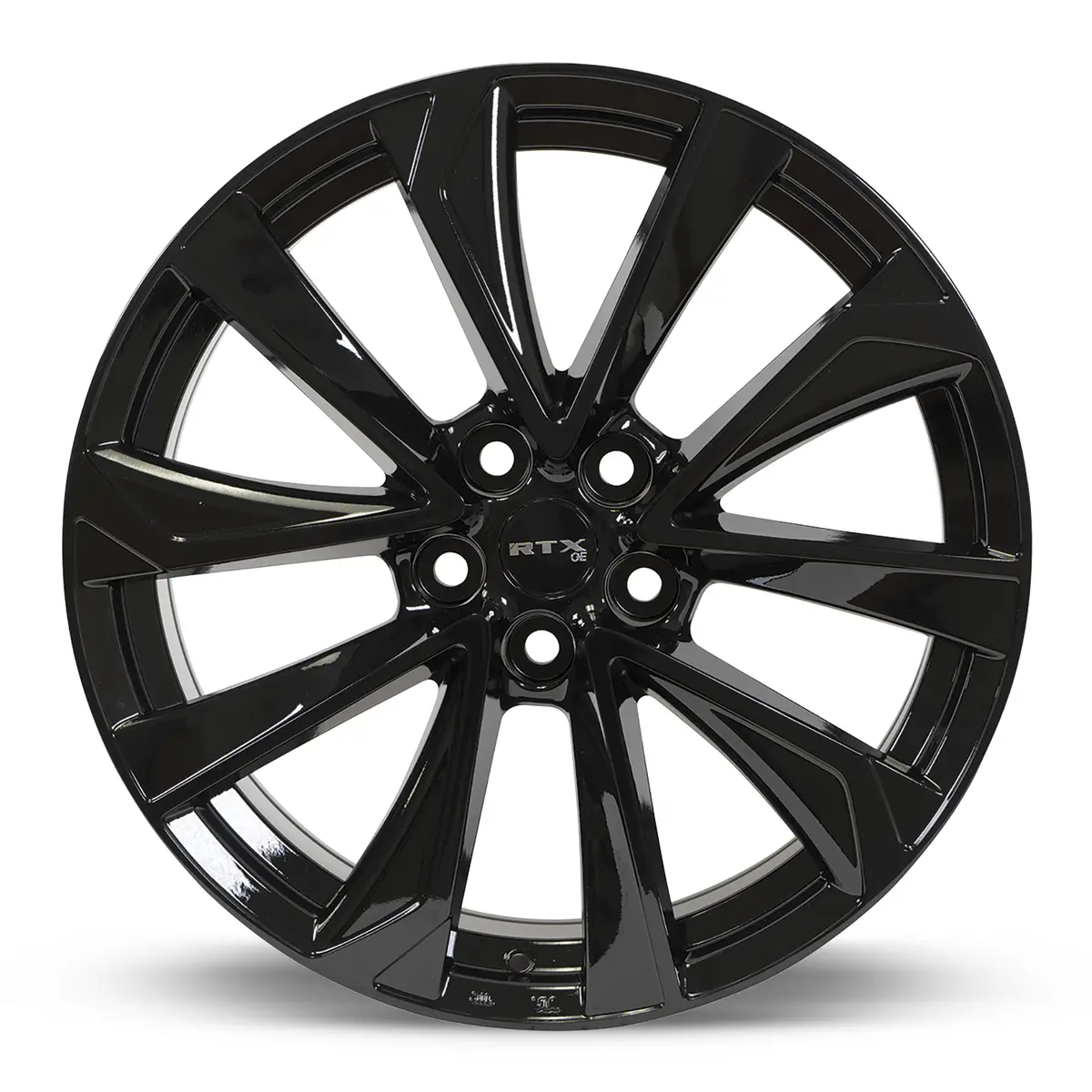 19X7.5 Alloy Wheel - Rtx Noda 082902 Gloss Black , With 5X114.3 Bolt Pattern , 40.0 Offset , 60.1 Hubborefor Toyota Sienna 2022-2024 2