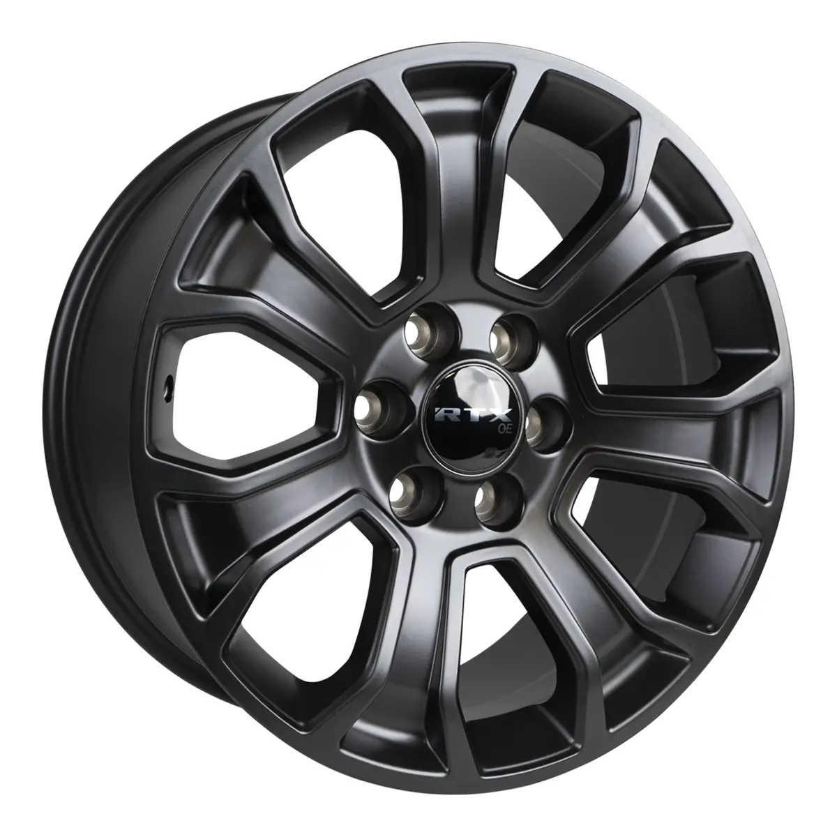 20X9 Alloy Wheel - Rtx Novi 507414 Satin Black , With 6X139.7 Bolt Pattern , 30.0 Offset , 78.1 Hubbore 1