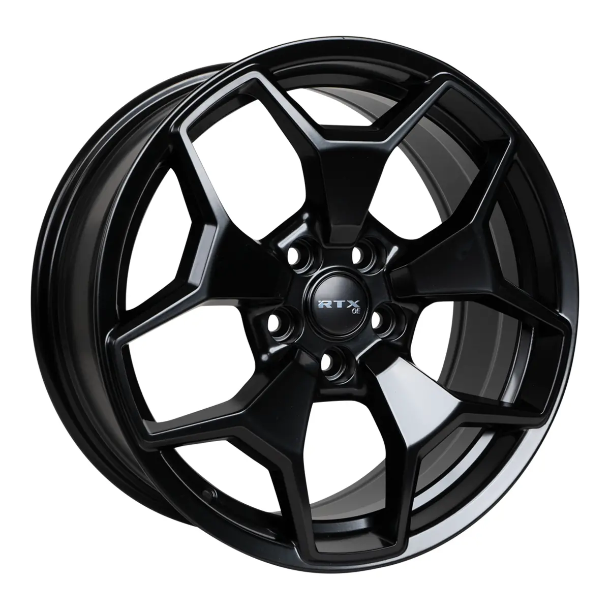 17X7.5 Alloy Wheel - Rtx Ranch 083020 Satin Black , With 5X108 Bolt Pattern , 35.0 Offset , 63.4 Hubbore For  Ford Escape 2023-2024 1