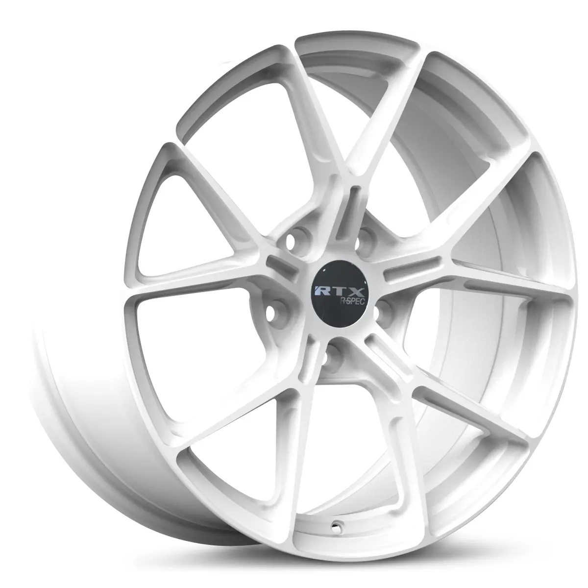 18X8 Alloy Wheel - Rtx Rs01 083311 Gloss White , With 5X114.3 Bolt Pattern , 38.0 Offset , 73.1 Hubbore 1