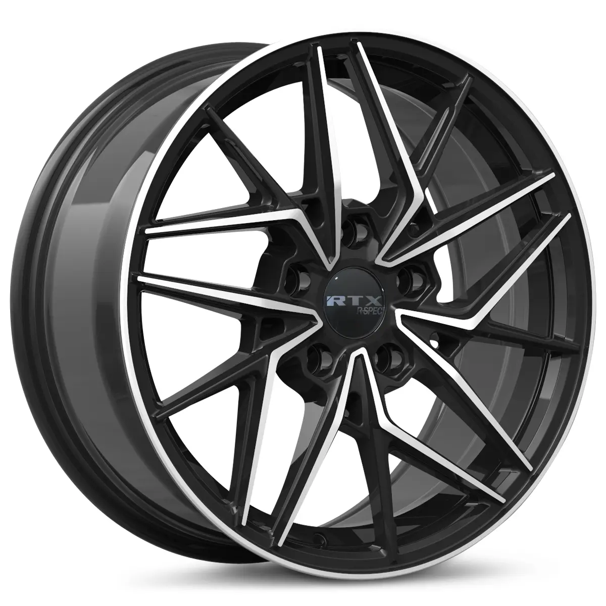 18X8 Gloss Black Machined Wheel – Rtx Rs11 083322 – 5X114.3 Et42 Cb73.1 – Fits Honda Accord 2003–2024 1