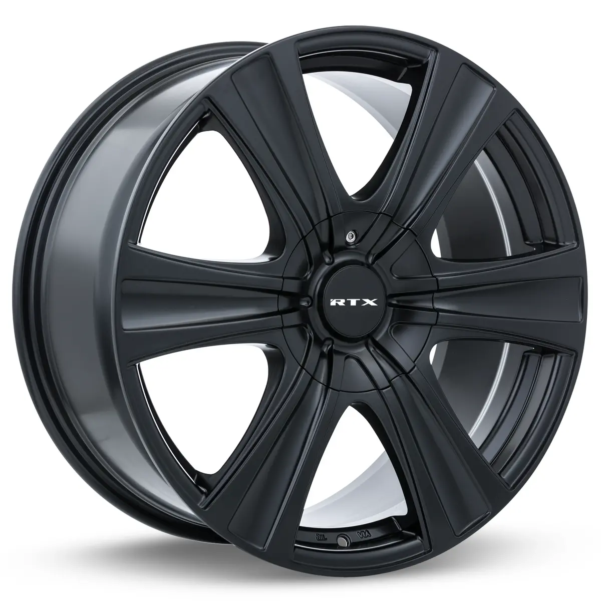 18X8 Alloy Wheel - Rtx Aspen 081771 Satin Black , With 5X114.3/127 Bolt Pattern , 35.0 Offset , 73.1 Hubbore  Hyundai Santa Fe  2023 1