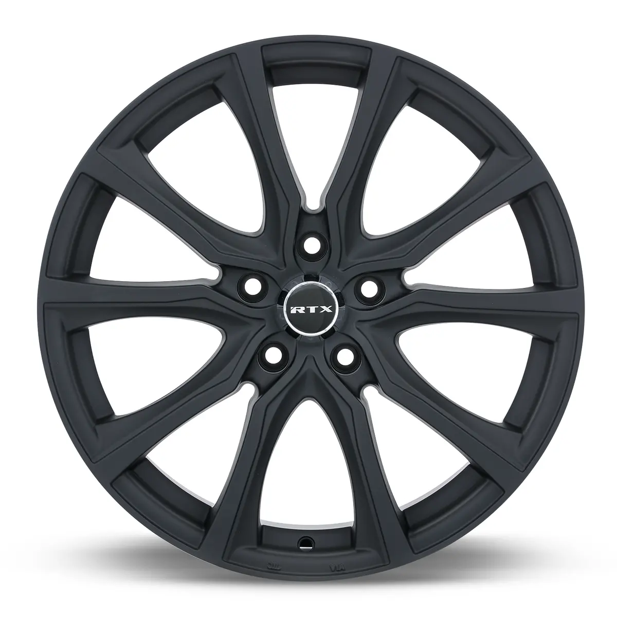 17X7.5 Alloy Wheel - Rtx Contour 081523 Matte Black , With 5X108 Bolt Pattern , 40.0 Offset , 63.4 Hubbore Volvo C30 2007-2013 2