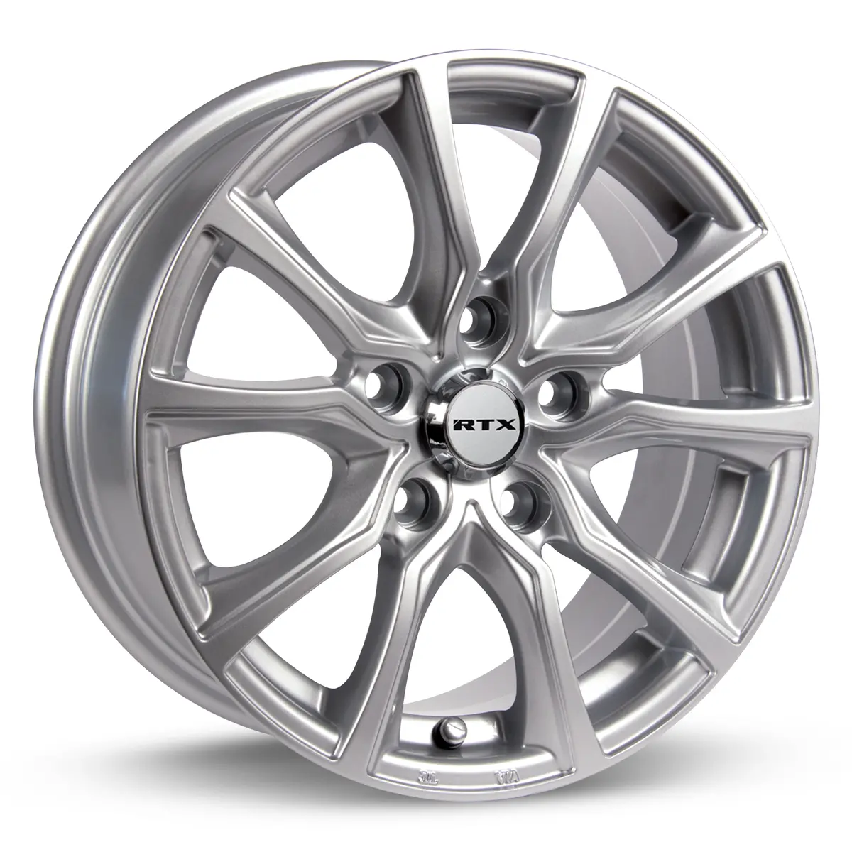 17X7.5 Alloy Wheel - Rtx Contour 081398 Silver , With 5X114.3 Bolt Pattern , 40.0 Offset , 73.1 Hubbore For Nissan Sentra 2023-2024 1