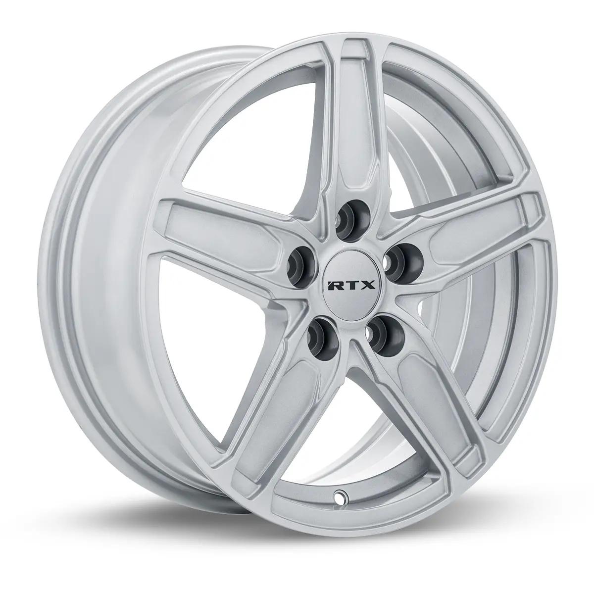18X8 Premium Alloy Wheel – Rtx Frost Silver – 5X114.3 Et38 Cb60.1 – Fits Honda Accord 2018-2024, Toyota Camry 2018-2024, Nissan Altima 2019-2024 1