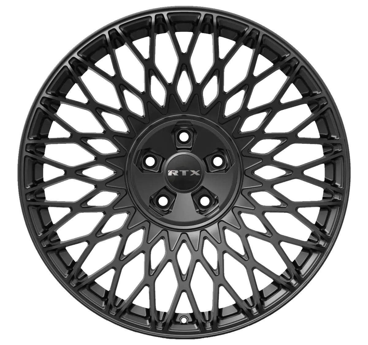 19X8.5 Gloss Black Wheel – Rtx Mesh 083411 – 5X108/5X114.3 Et40 Cb73.1 – Fits Ford Fusion, Honda Accord, Toyota Camry (2000–2024) 2