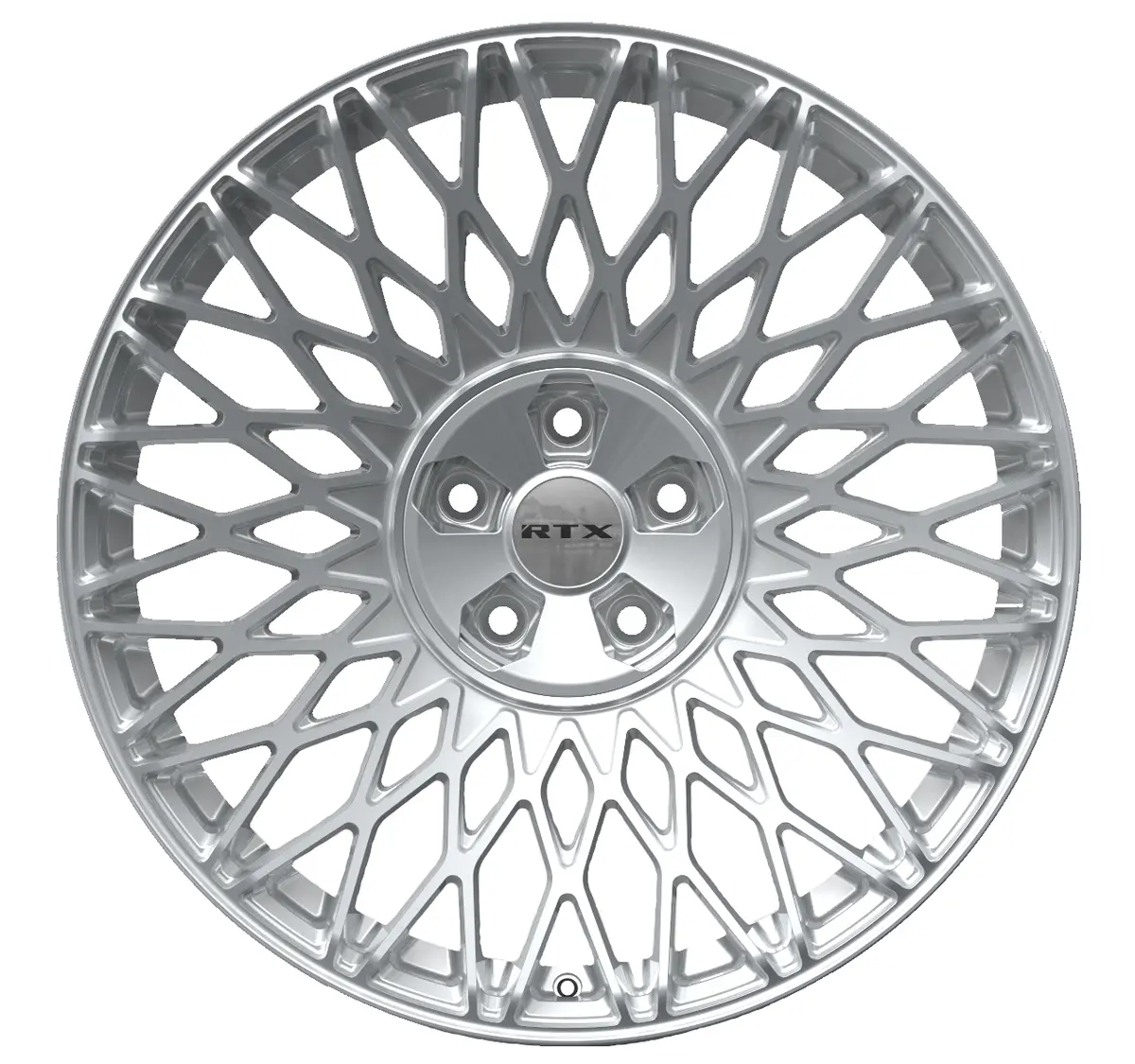 20X8.5 Hyper Silver Wheel – Rtx Mesh 083408 – 5X112/5X114.3 Et40 Cb73.1 – Fits Audi, Vw, Honda, Toyota, Mercedes (2000–2024) 2