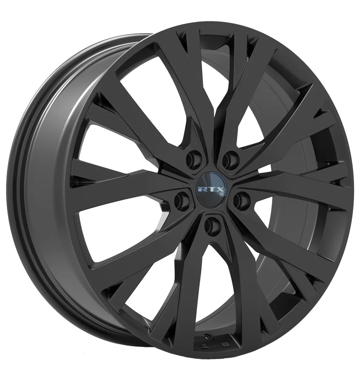 20x8 Gloss Black RTX OE VW02 Alloy Wheel – 5x112 Bolt Pattern, ET35 Offset, 57.1mm Centerbore – Compatible with Audi, Volkswagen, and Mercedes-Benz (2000–2024)