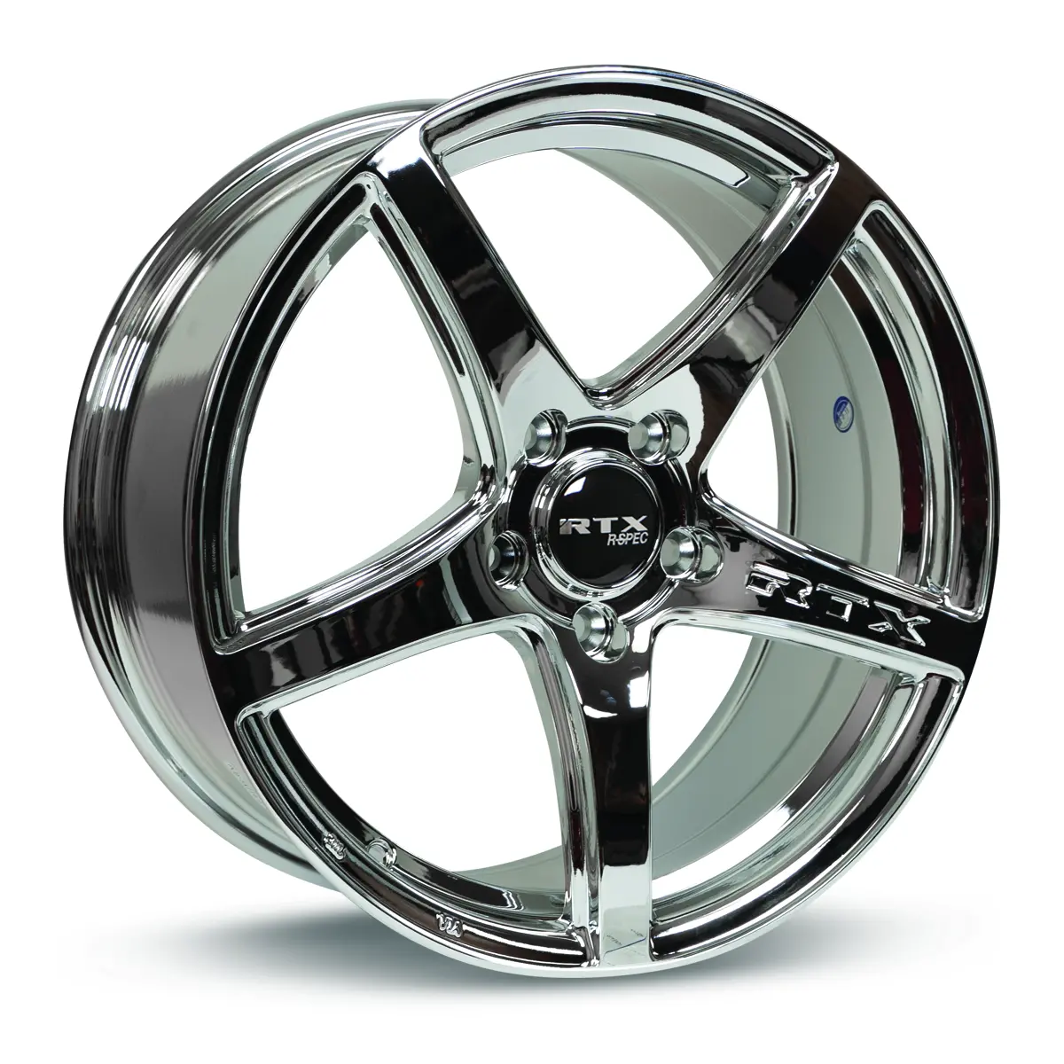 18X8 Alloy Wheel - Rtx Illusion 082944 Chrome / Pvd , With 5X114.3 Bolt Pattern , 42.0 Offset , 73.1 Hubbore  For Hyundai Xg350 1