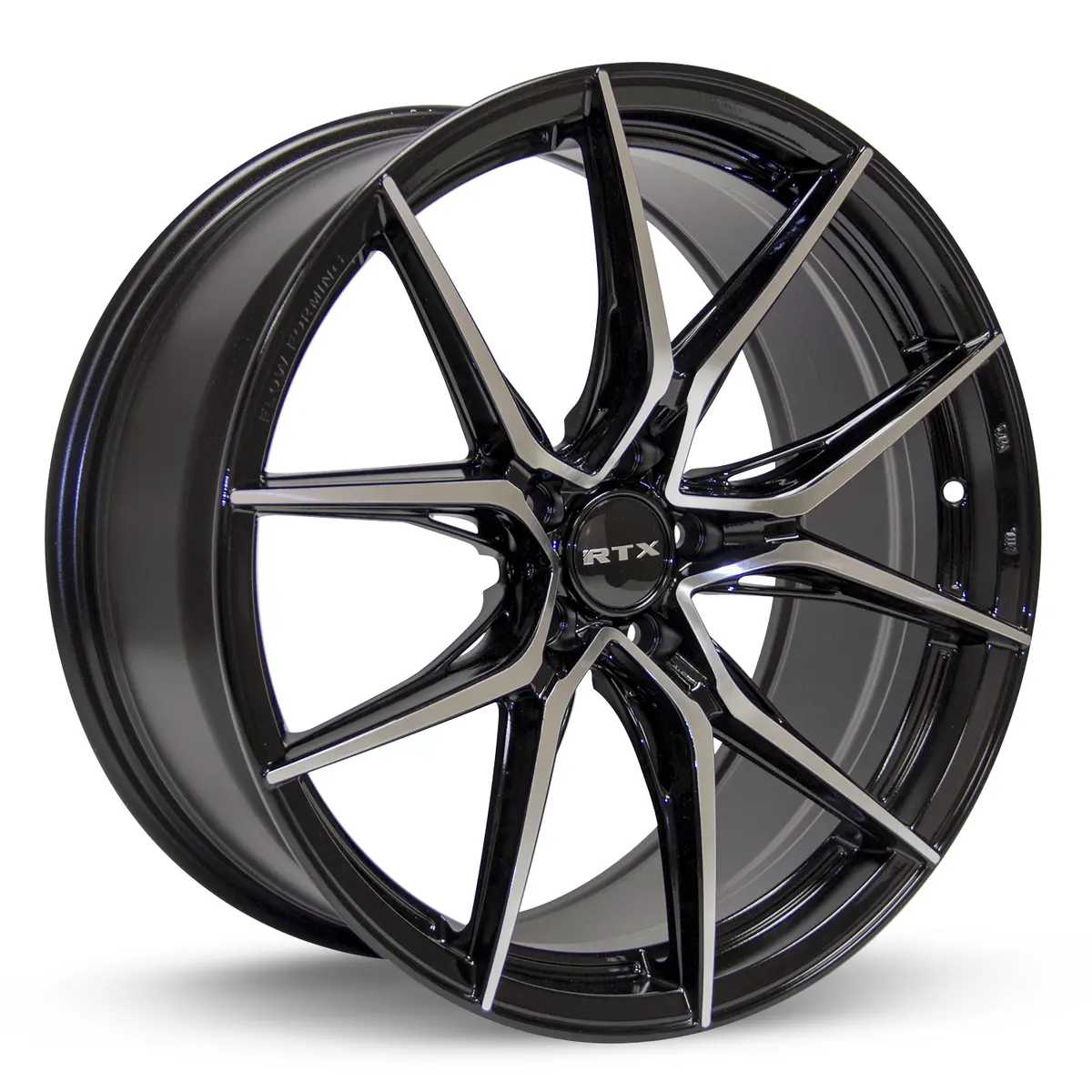 19X8.5 Premium Alloy Wheel – Rtx Slick Black Machined – 5X114.3 Et42 Cb73.1 – Fits Honda Accord 2013–2024, Toyota Camry 2018–2024, Nissan Altima 2019–2024, Toyota Rav4 2019–2024, Lexus Es350 2007–2024 1