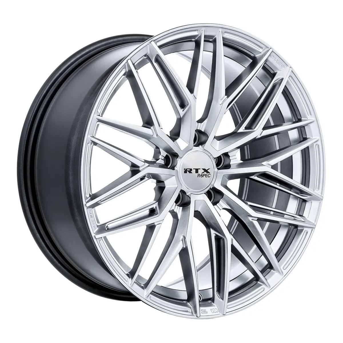 18X8.5 Premium Alloy Wheel – Rtx Sw20 Silver With Machined Face – 5X114.3 Et45 Cb73.1 – Fits Honda Accord 2008–2024, Toyota Camry 2012–2024, Nissan Altima 2007–2024 1