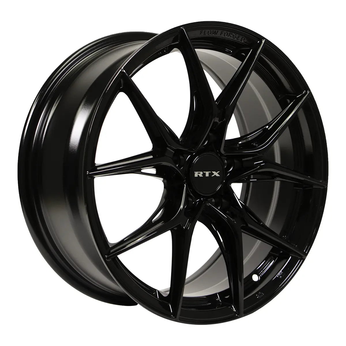 18X8.5 Alloy Wheel - Rtx Slick 082842 Gloss Black , With 5X114.3 Bolt Pattern , 38.0 Offset , 73.1 Hubbore For Infiniti Q60 2022 1