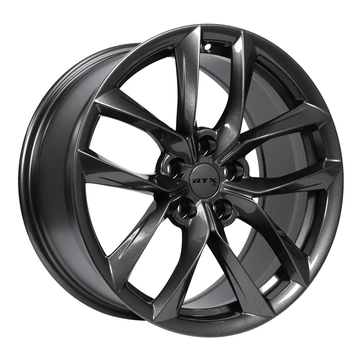 19X8.5 Alloy Wheel - Rtx Spider 082897 Gunmetal , With 5X114.3 Bolt Pattern , 35.0 Offset , 64.1 Hubbore  For  Tesla Y 2020-2023 1