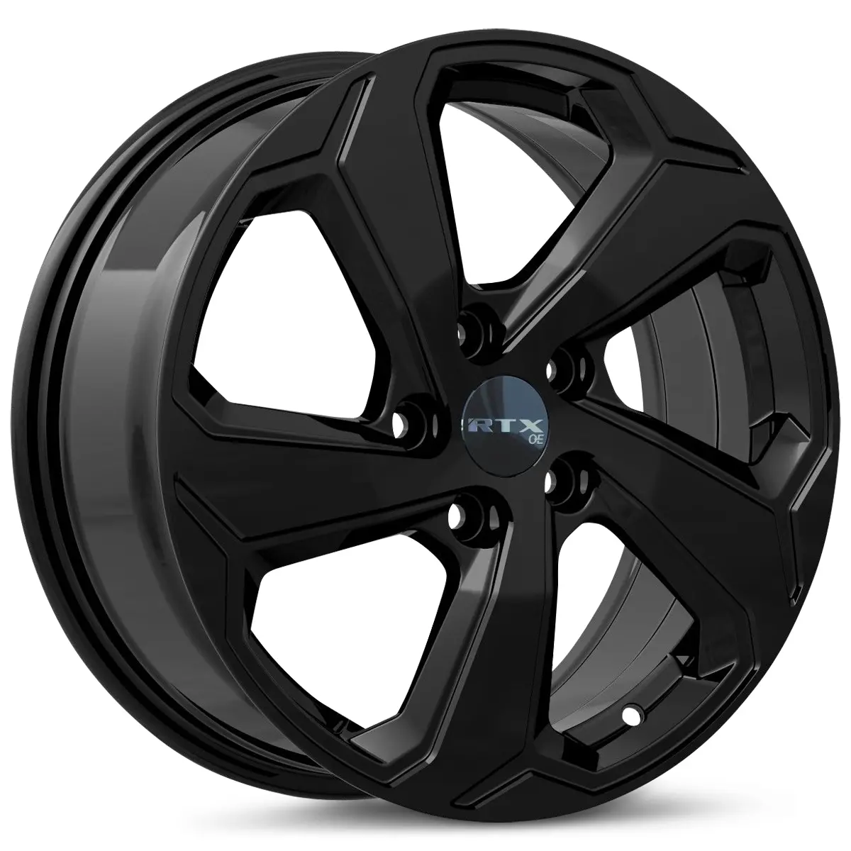 17X7 Gloss Black Wheel – Rtx Ty05 083335 – 5X114.3 Et35 Cb60.1 – Fits Honda Accord 2003–2024 1