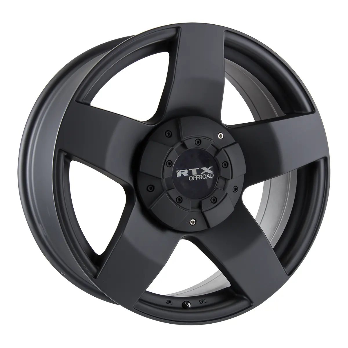 17X8 Alloy Wheel - Rtx Thunder 081191 Matte Black , With 8X165.1 Bolt Pattern , 10.0 Offset , 125.0 Hubbore For  Chevrolet 2024 1