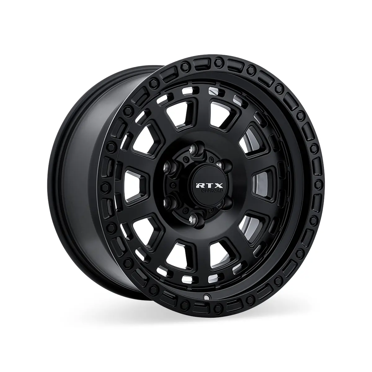 20X9 Alloy Wheel - Rtx Titan 163797 Satin Black , With 6X139.7 Bolt Pattern , 0.0 Offset , 106.1 Hubbore 1