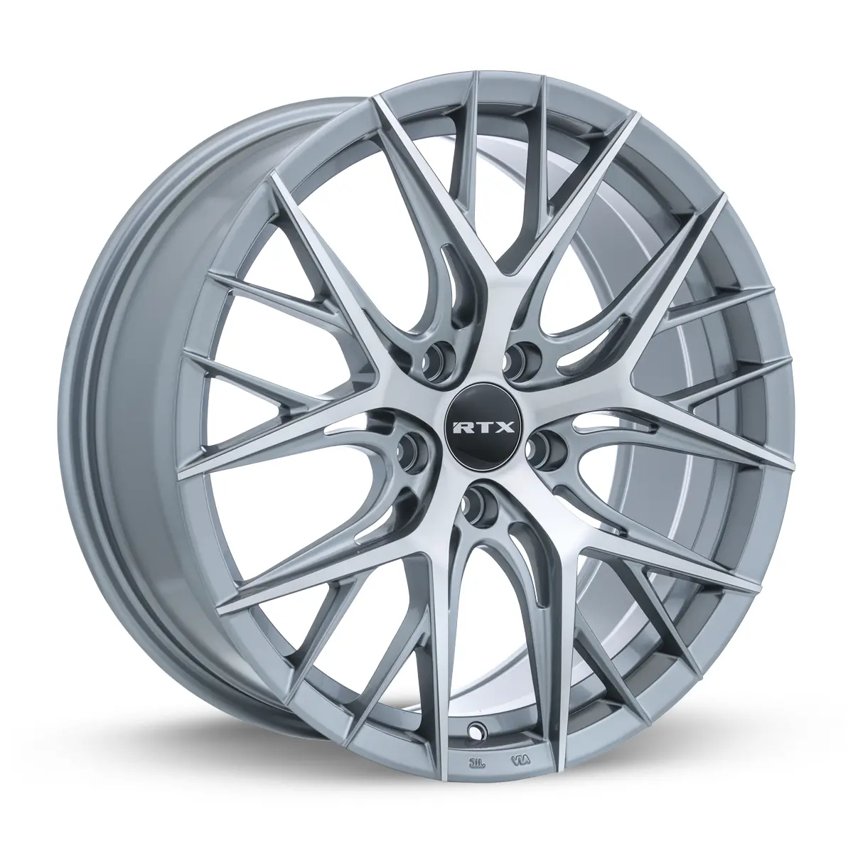 17X7.5 Alloy Wheel - Rtx Valkyrie 083018 Lite Gunmetal Machined , With 5X114.3 Bolt Pattern , 40.0 Offset , 73.1 Hubbore For Kia Niro  2023-2024 1