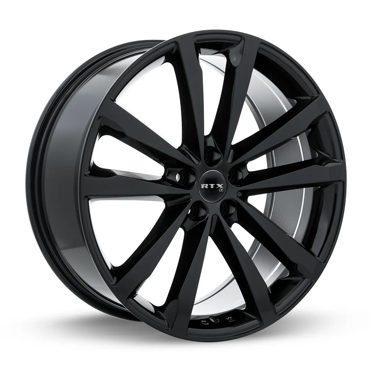 20X8.5 Premium Alloy Wheel – Rtx Oe Whitley Gloss Black – 5X108 Et38 Cb63.4 – Fits Ford Edge 2015-2024, Volvo Xc60 2010-2017, Ford Explorer 2011-2019 1