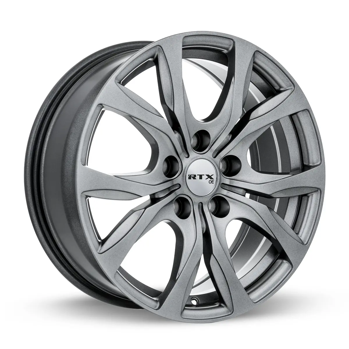 18X7.5 Alloy Wheel - Rtx Windsor 082223 Gunmetal , With 5X127 Bolt Pattern , 35.0 Offset , 71.5 Hubborefor  Jeep Gladiator   2023-2024 1