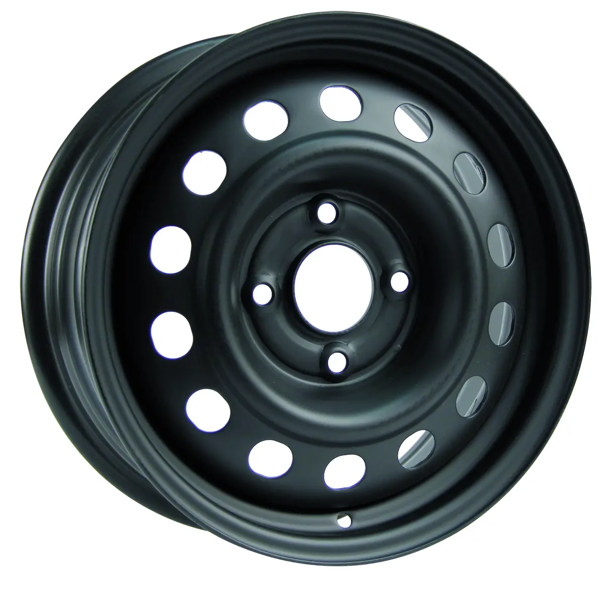 15X6 Rtx  Steel Wheels  X40619 -  Black , With 4X114.3 Bolt Pattern 45 Offset 66.1 Hubbore Nissan Sentra 1