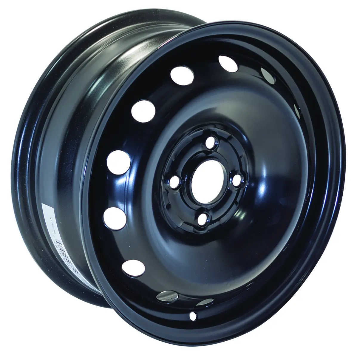 15X6 Black Steel – Rtx – 4X100 Et45 Cb56.1 – Fits Fit, Yaris, Accent 1