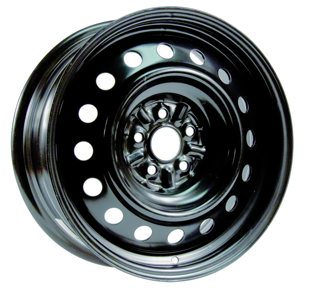 16X6.5 Rtx  Steel Wheels  X40876 -  Black , With 5X100 Bolt Pattern 40 Offset 54.1 Hubbore Toyota Prius 1