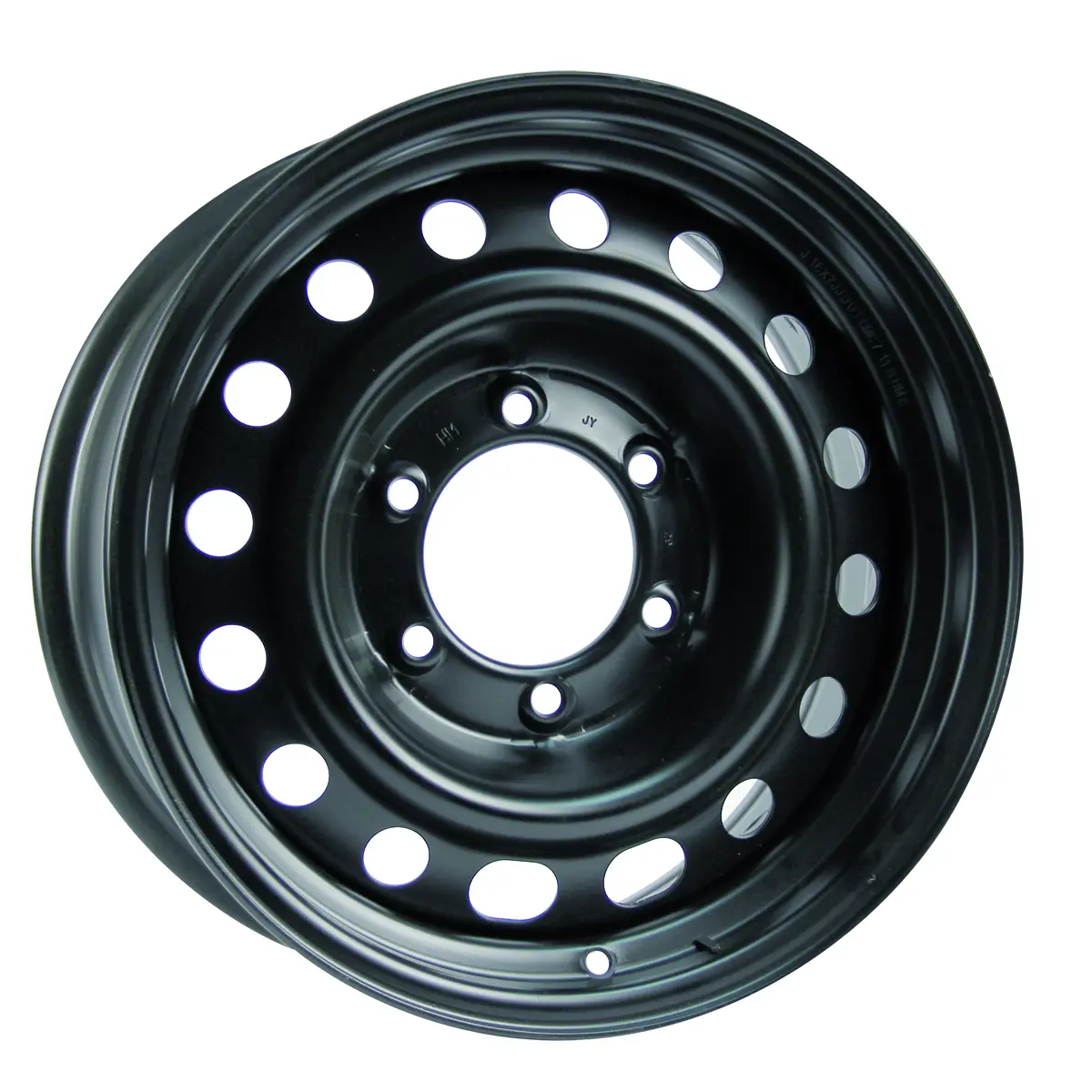 16X7 Rtx  Steel Wheels  X45483 -  Black , With 6X139.7 Bolt Pattern 5 Offset 106.1 Hubbore For Toyota Tundra 1