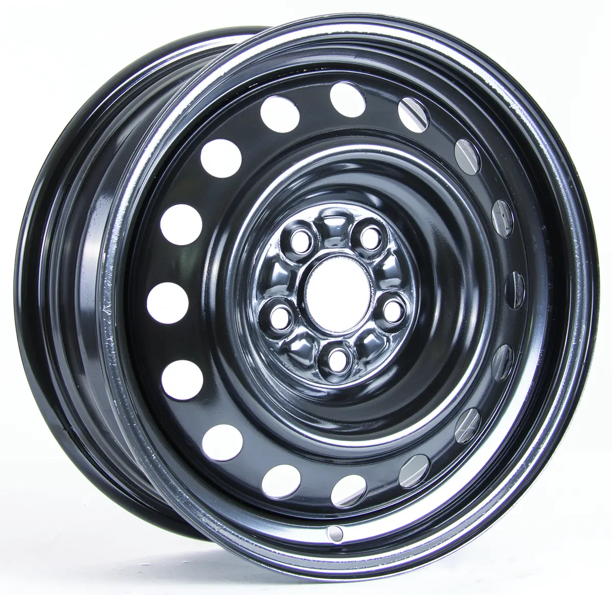 15X6 Rtx  Steel Wheels  X45921 -  Black , With 5X100 Bolt Pattern 40 Offset 54.1 Hubbore   For Toyota Matrix 1