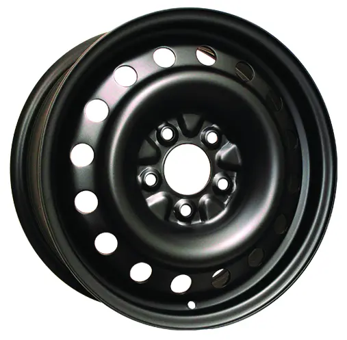 16X6.5 Rtx  Steel Wheels  X46515 -  Black , With 5X115 Bolt Pattern 52 Offset 70.3 Hubbore Buick Century 1