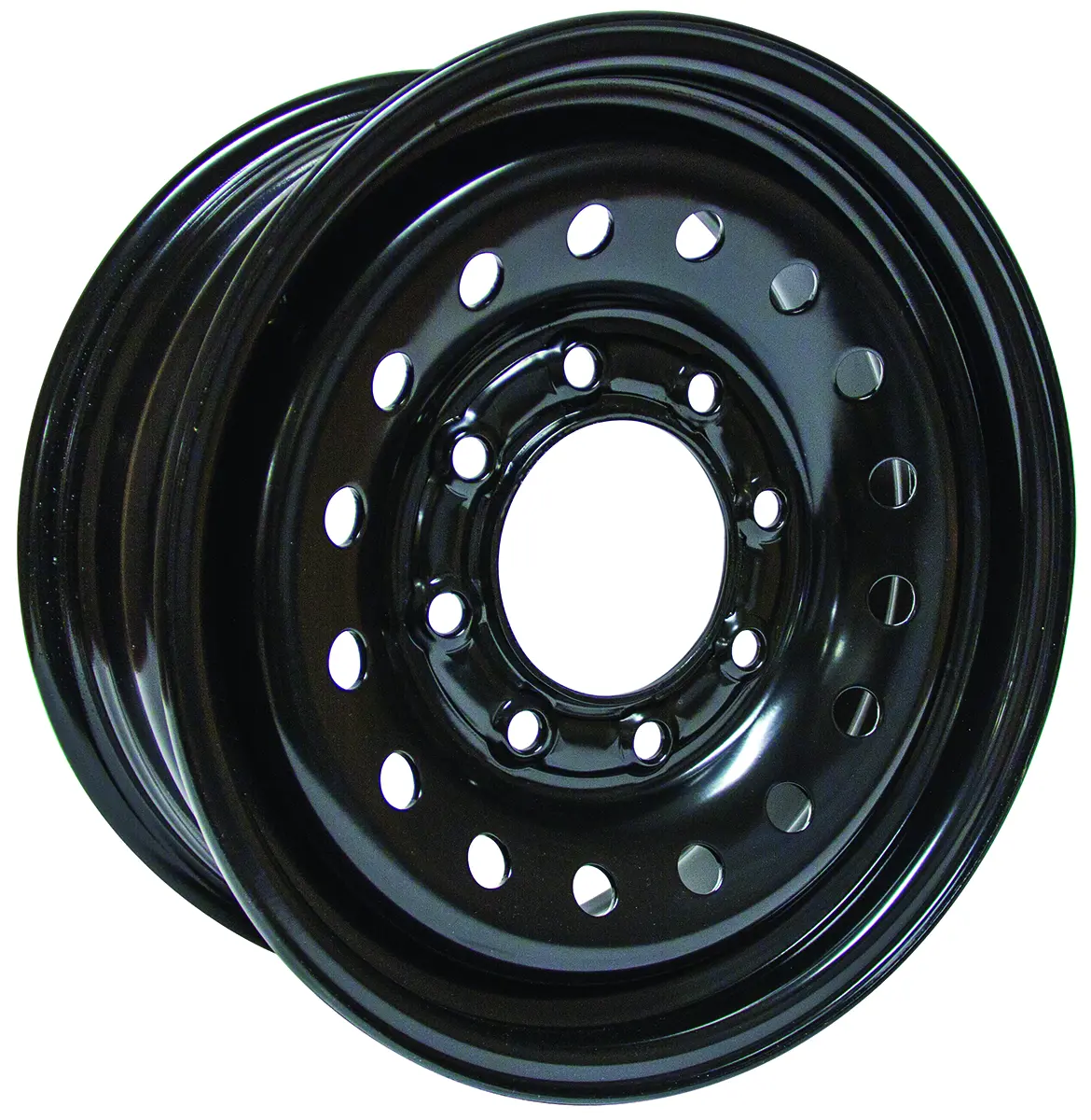 16X6.5 Rtx  Steel Wheels  X46865 -  Black , With 8X165.1 Bolt Pattern 28 Offset 117 Hubbore Chevrolet C2500 1