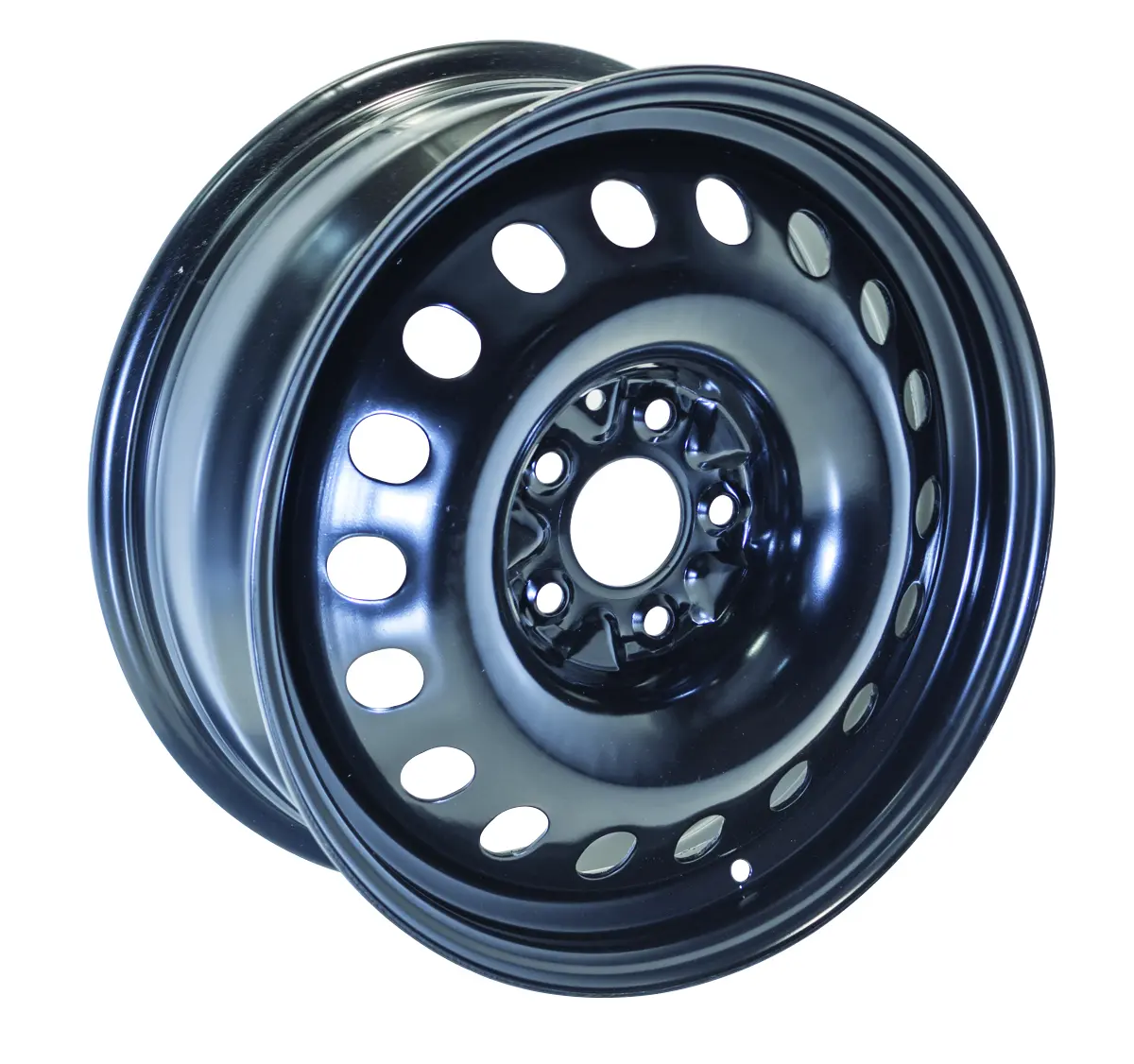 17X7 Black Steel Wheel – Rtx St X47561 – 5X114.3 Et45 Cb66.1 – Fits Toyota Camry (2007-2024), Honda Accord (2008-2024), Hyundai Sonata (2011-2024) 1