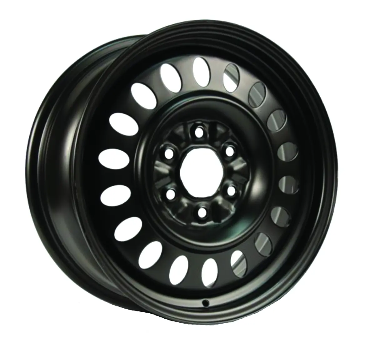 17X7 Black Steel Wheel – Rtx St X47627 – 6X127 Et50 Cb78.1 – Fits Chevy Trailblazer (2002-2009), Gmc Envoy (2002-2009), Saab 9-7X (2005-2009) 1