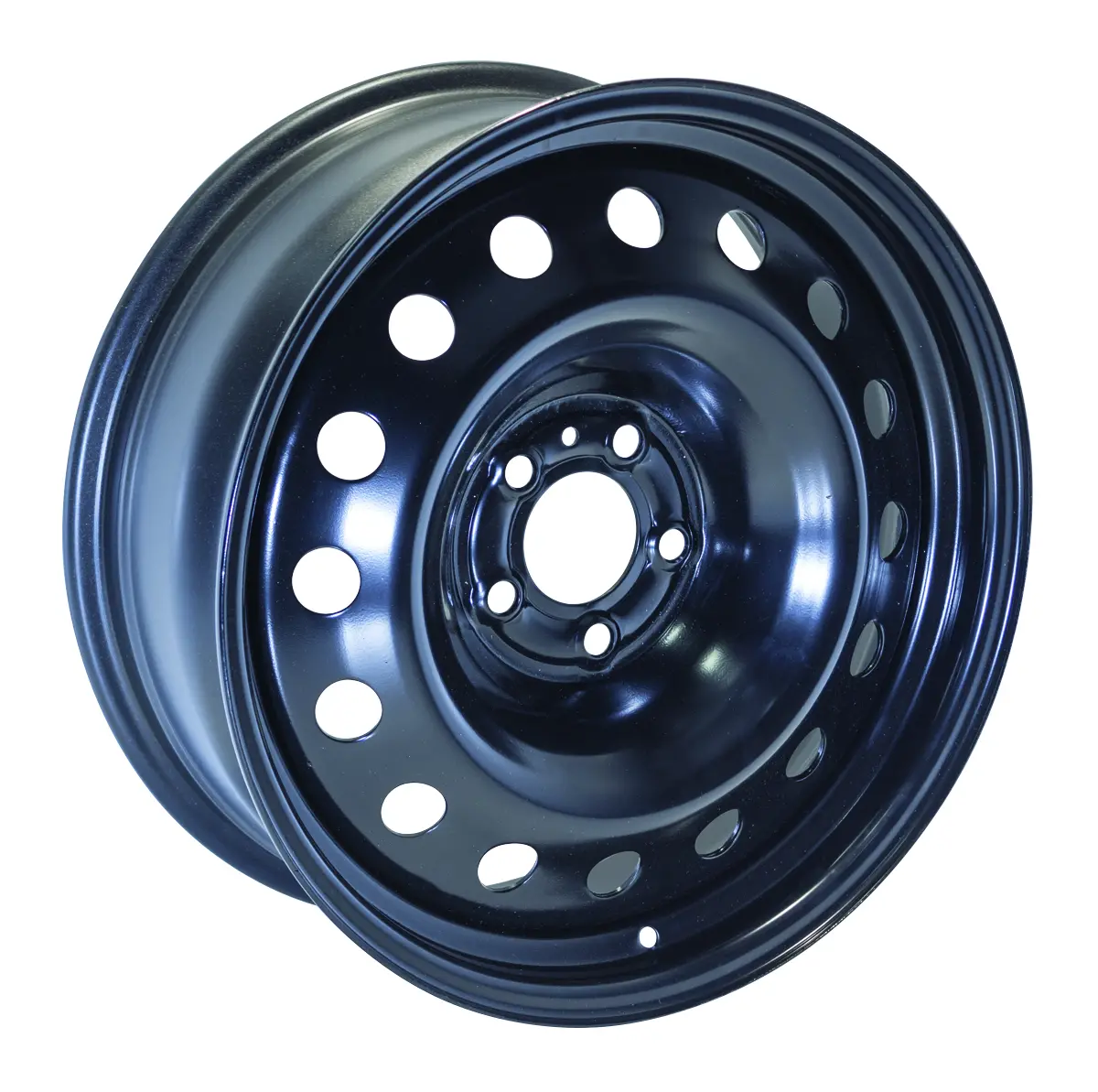 18X7 Black Steel Wheel – Rtx Steel X48115 – 5X115 Et15 Cb71.5 – Fits Dodge Charger, Chrysler 300, Chevy Impala 1