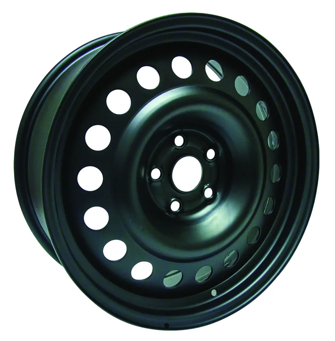 18X7.5 Rtx  Steel Wheels  X48215 -  Black , With 5X115 Bolt Pattern 44 Offset 70.3 Hubbore Buick Lucerne 1