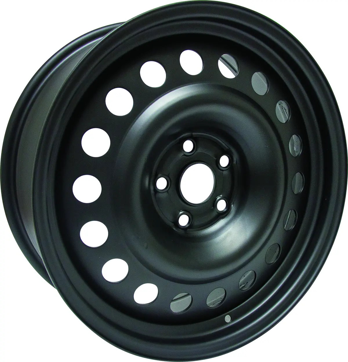 RTX X48512 18x7.5 Black Steel Wheel – 5x112 Bolt Pattern, 45mm Offset, 57.1mm Center Bore – Compatible with Audi, VW, and Mercedes-Benz Models (2000–2024)