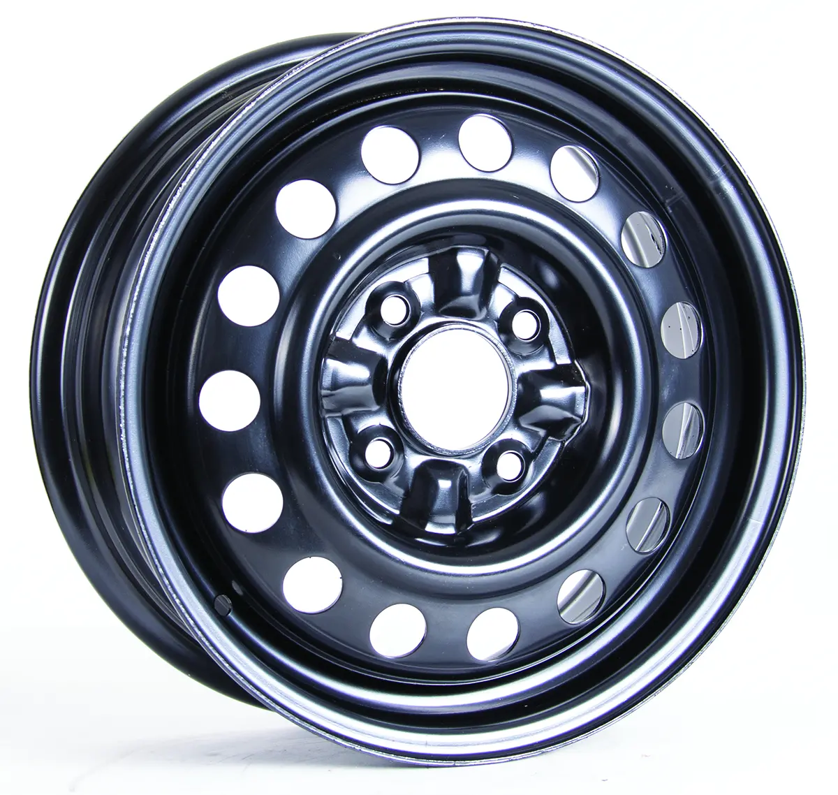 15X6 Rtx  Steel Wheels  X99103n -  Black , With 4X114.3 Bolt Pattern 45 Offset 67.1 Hubbore Hyundai Elantra 1