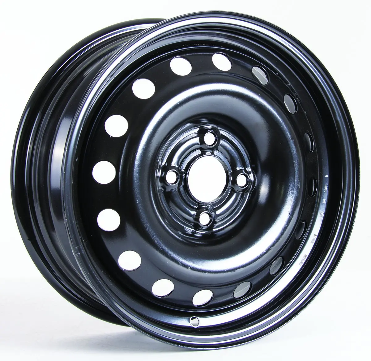 15X6 Black Steel Wheel – Rtx St X99123n – 4X100 Et45 Cb57.1 – Fits Honda Civic, Toyota Yaris, Hyundai Accent (1995–2024) 1